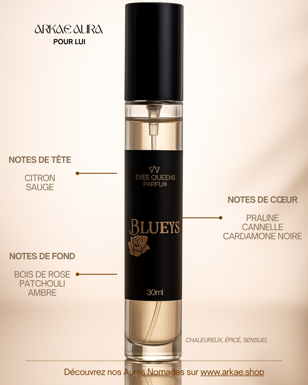 🔵 BLUEXS — Aura Nomade pour Lui — 33 ml