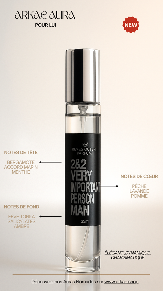 🖤 2&2 VERY IMPORTANT PERSON MAN — Aura Nomade pour Lui — 33 ml