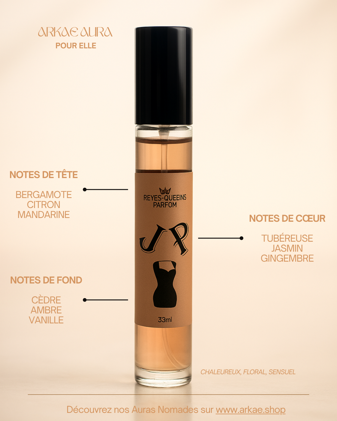 🌸 JP — Aura Nomade pour Elle — 33 ml